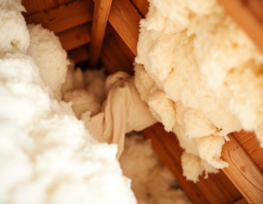 Mineral wool loft top-up